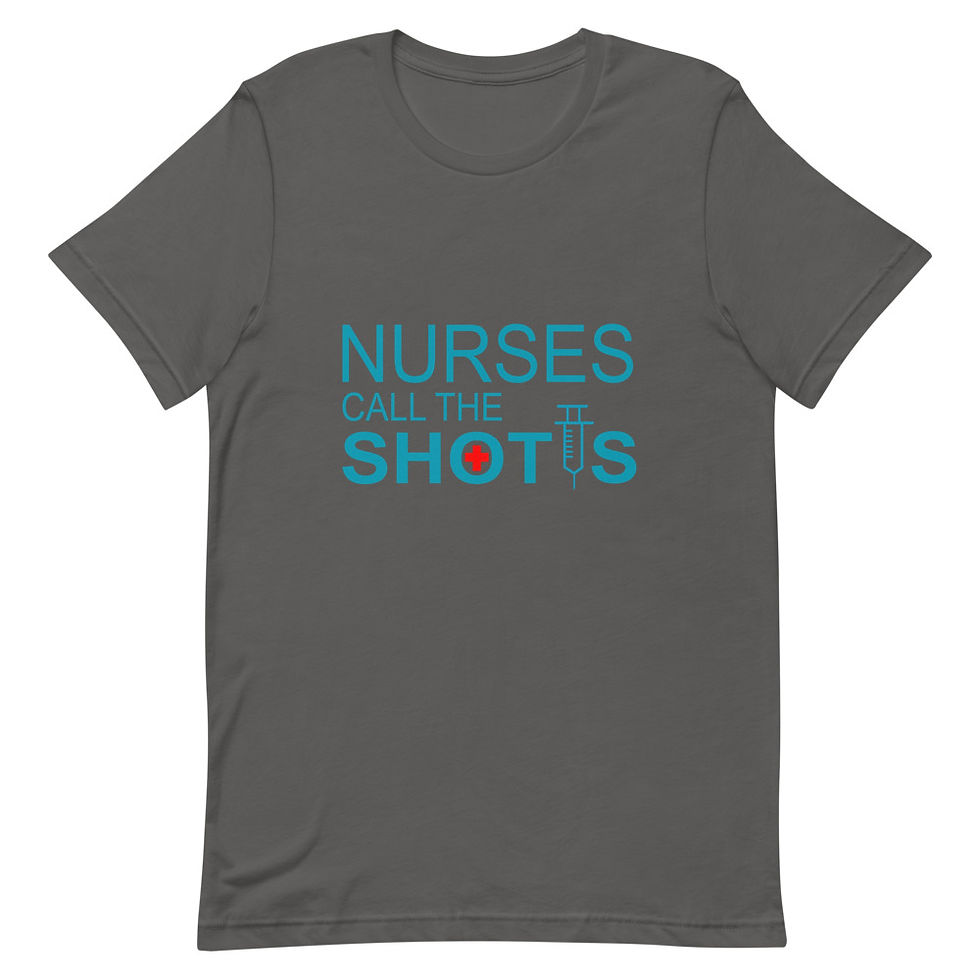Thumbnail: Nurses Call The Shots Short Sleeve Unisex T-Shirt 