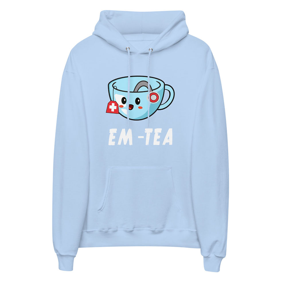 Thumbnail: EM-Tea (EMT) unisex fleece hoodie