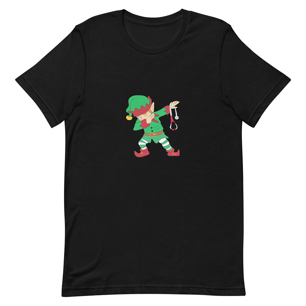 Thumbnail: Dabbing ELf Short Sleeve Unisex T-Shirt 