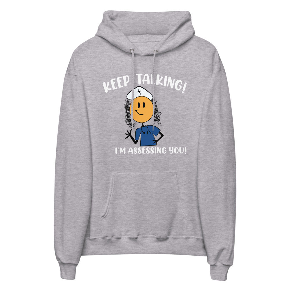 Keep Talking Unisex fleece hoodie