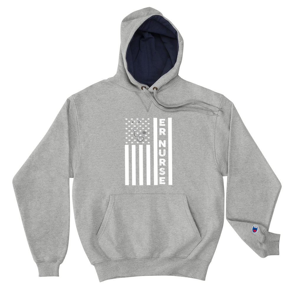 ER Nurse Champion  Hoodie Front 