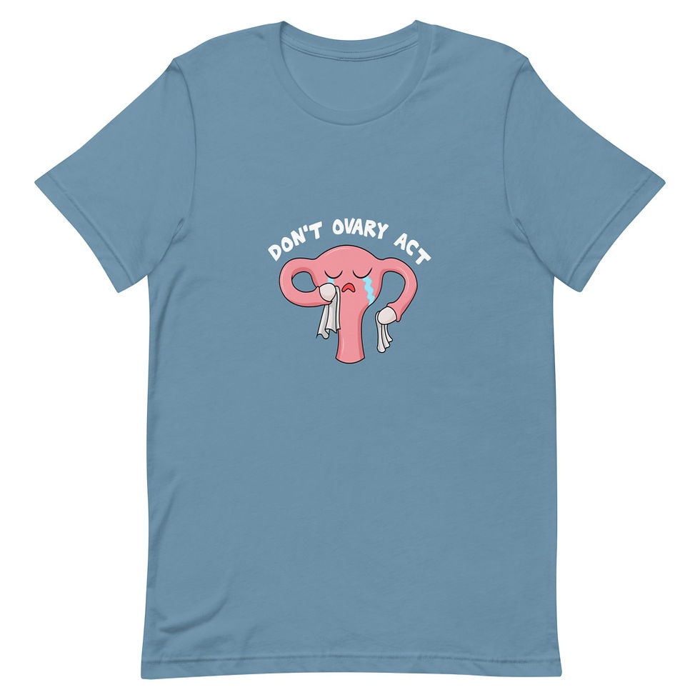 Thumbnail: Don't Ovary Act Short Sleeve Unisex T-Shirt 