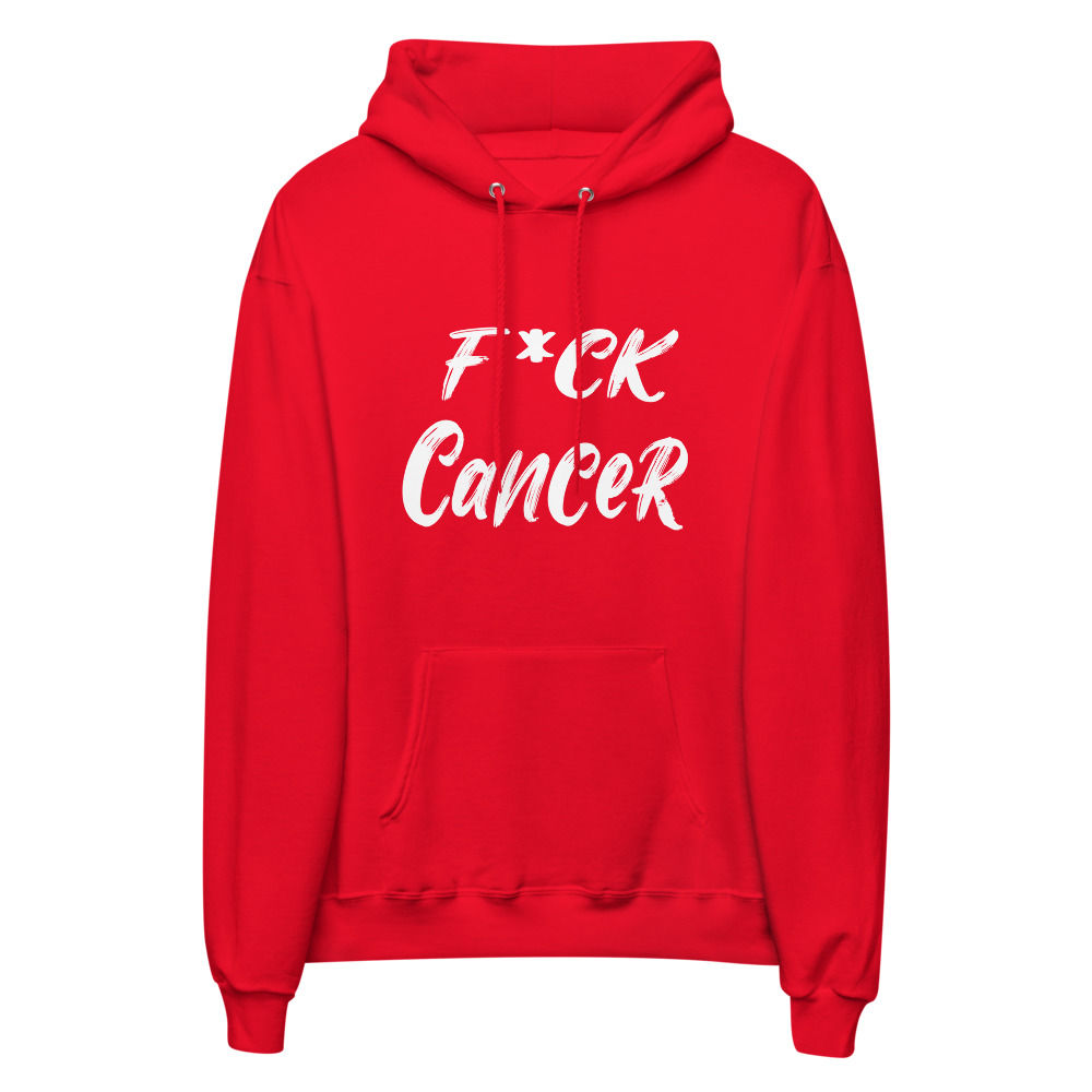 F*CK CANCER unisex fleece hoodie