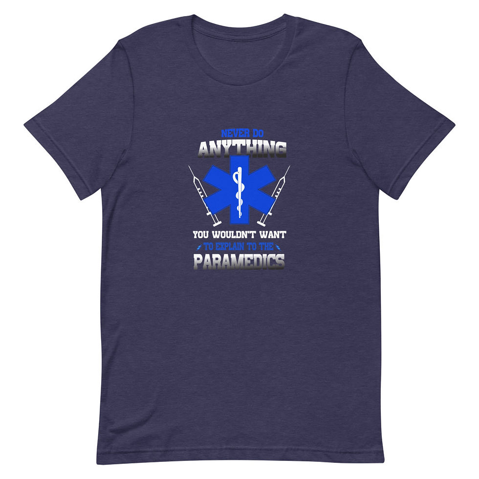 Thumbnail: Never Do Anything You Wouldn't Want To Explain Short Sleeve Unisex T-Shirt 