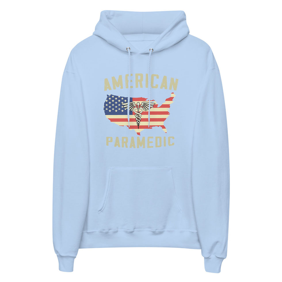 Thumbnail: American Paramedic unisex fleece hoodie