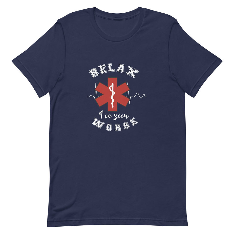 Thumbnail: Relax I've Seen Worse Short Sleeve Unisex T-Shirt 