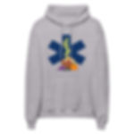 Thanksgiving Star of Life unisex fleece hoodie 