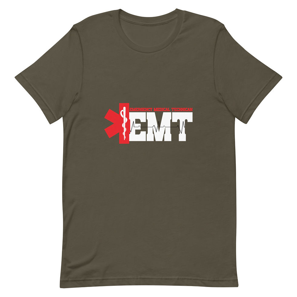 Thumbnail: EMT Short Sleeve Unisex T-Shirt 