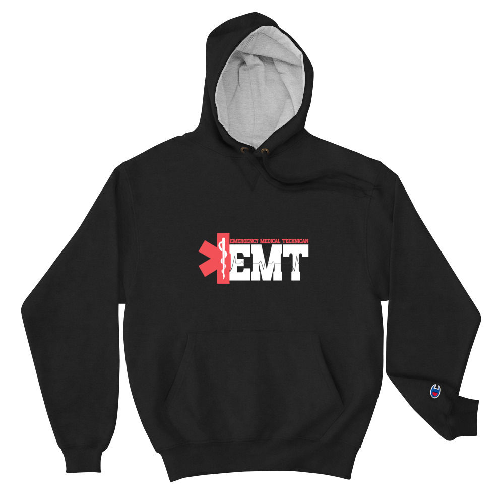 EMT Champion  Hoodie Front 