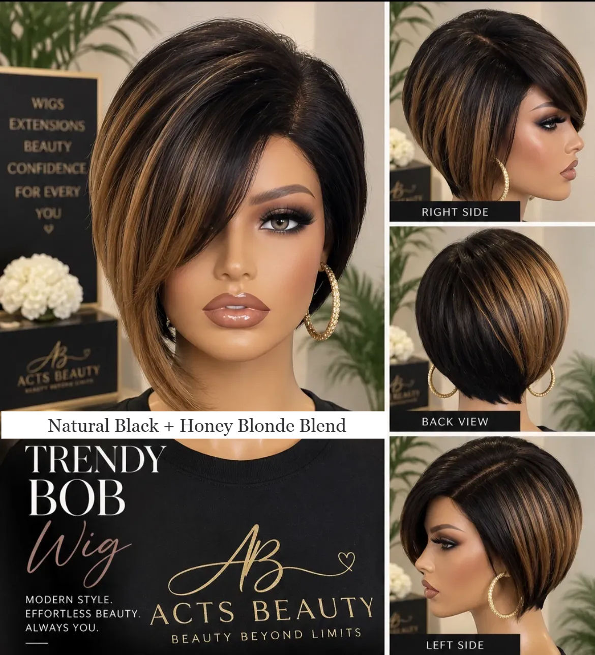 NAOMI Trendy Bob Wig