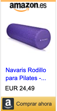 Rodillo pilates foam roller
