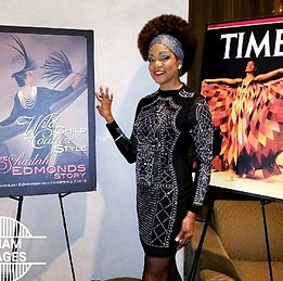 A glamorous book display