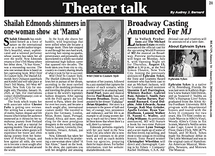 Reseña de charla teatral