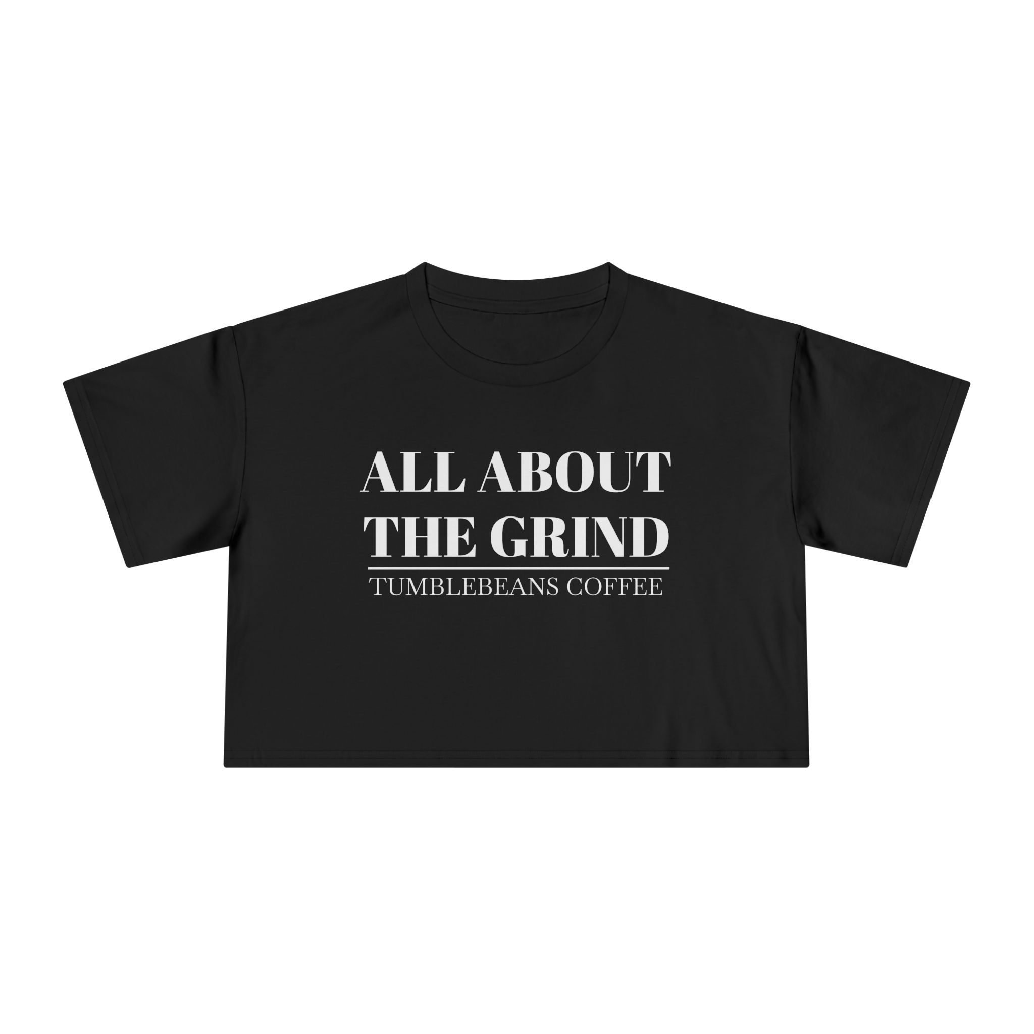 "All About The Grind" Crop Top (Black)