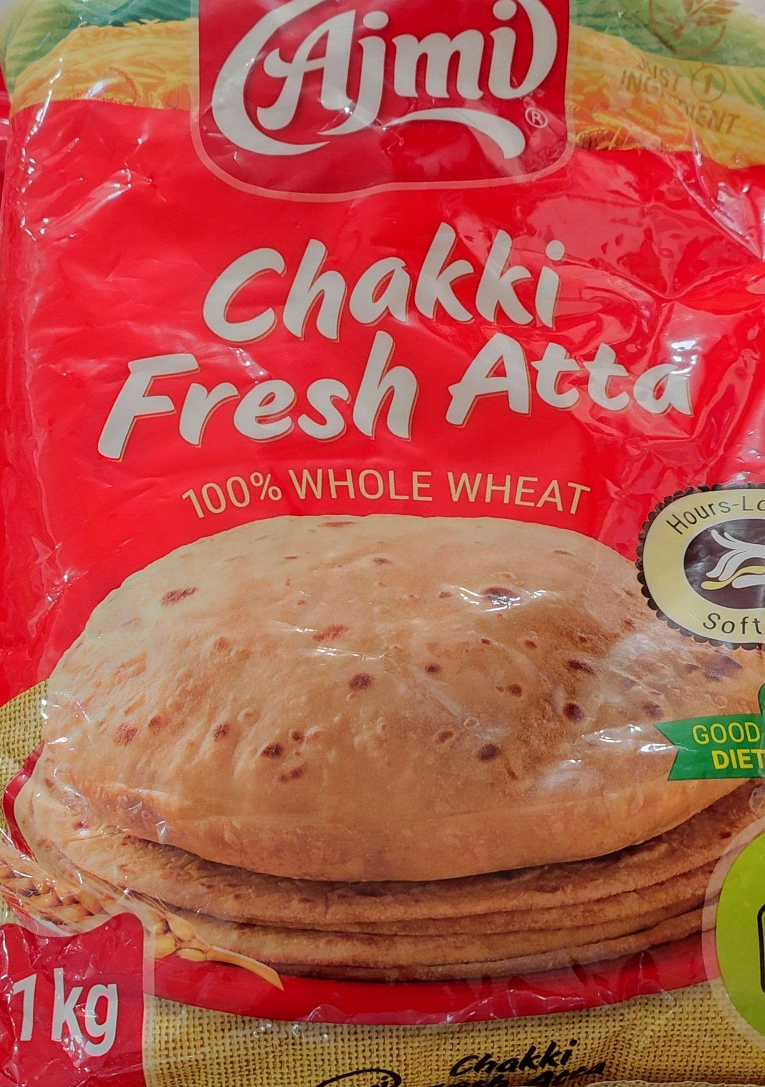 Ajmi Chakki Fresh Atta  1kg