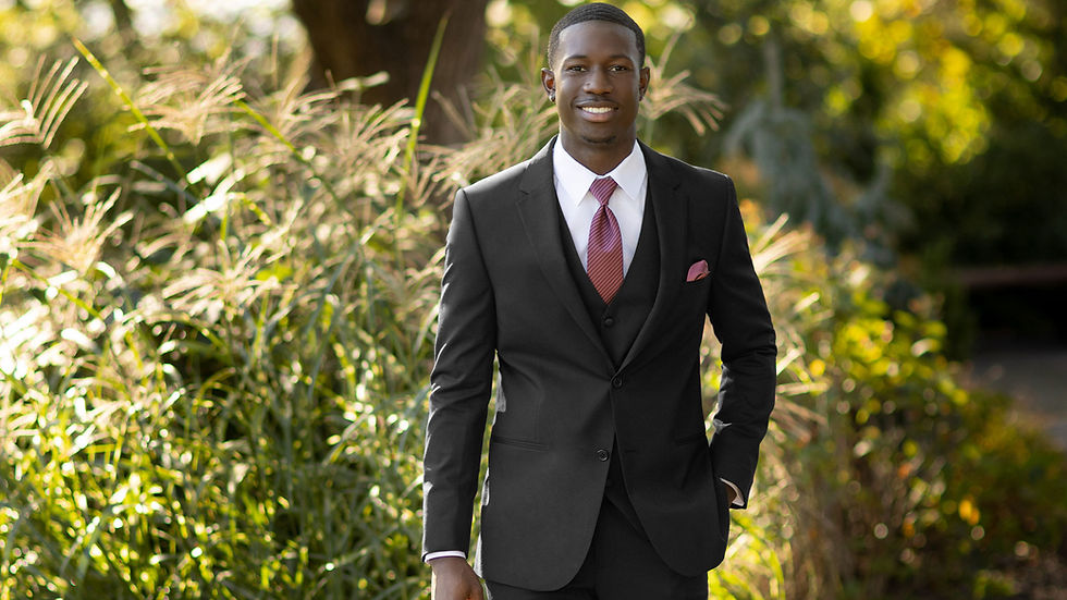 Black Performance Wedding Suit by Michael Kors, Style 421