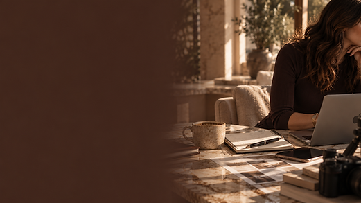 Warm Golden-Hour Creative Workspace.png
