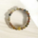 Bracelet en Agate crazy lace avec breloque Arbre de vie