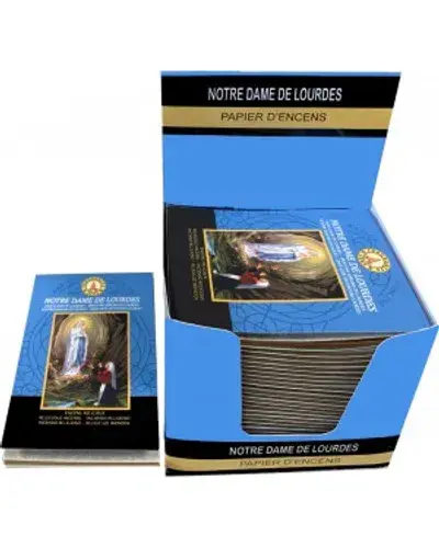 Papier d'encens ND de Lourdes