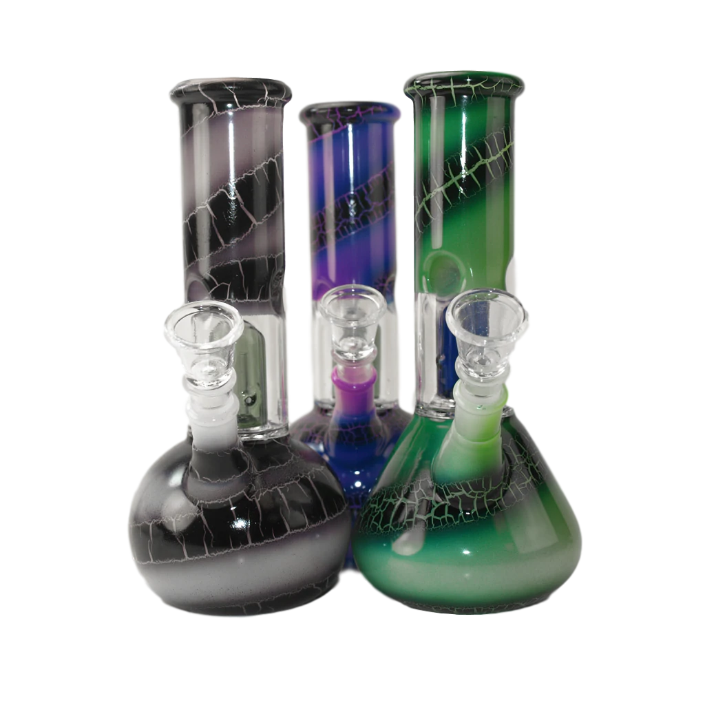 8" Painted Percolator Water Pipe