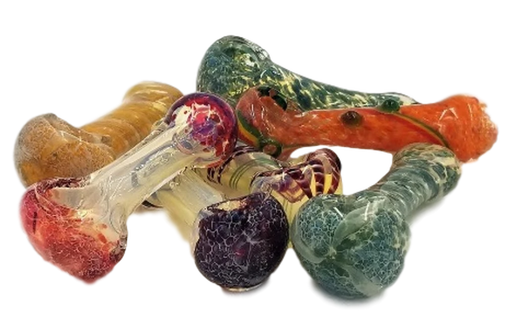 3.5" Assorted Heavy 70G Glass Hand Pipes