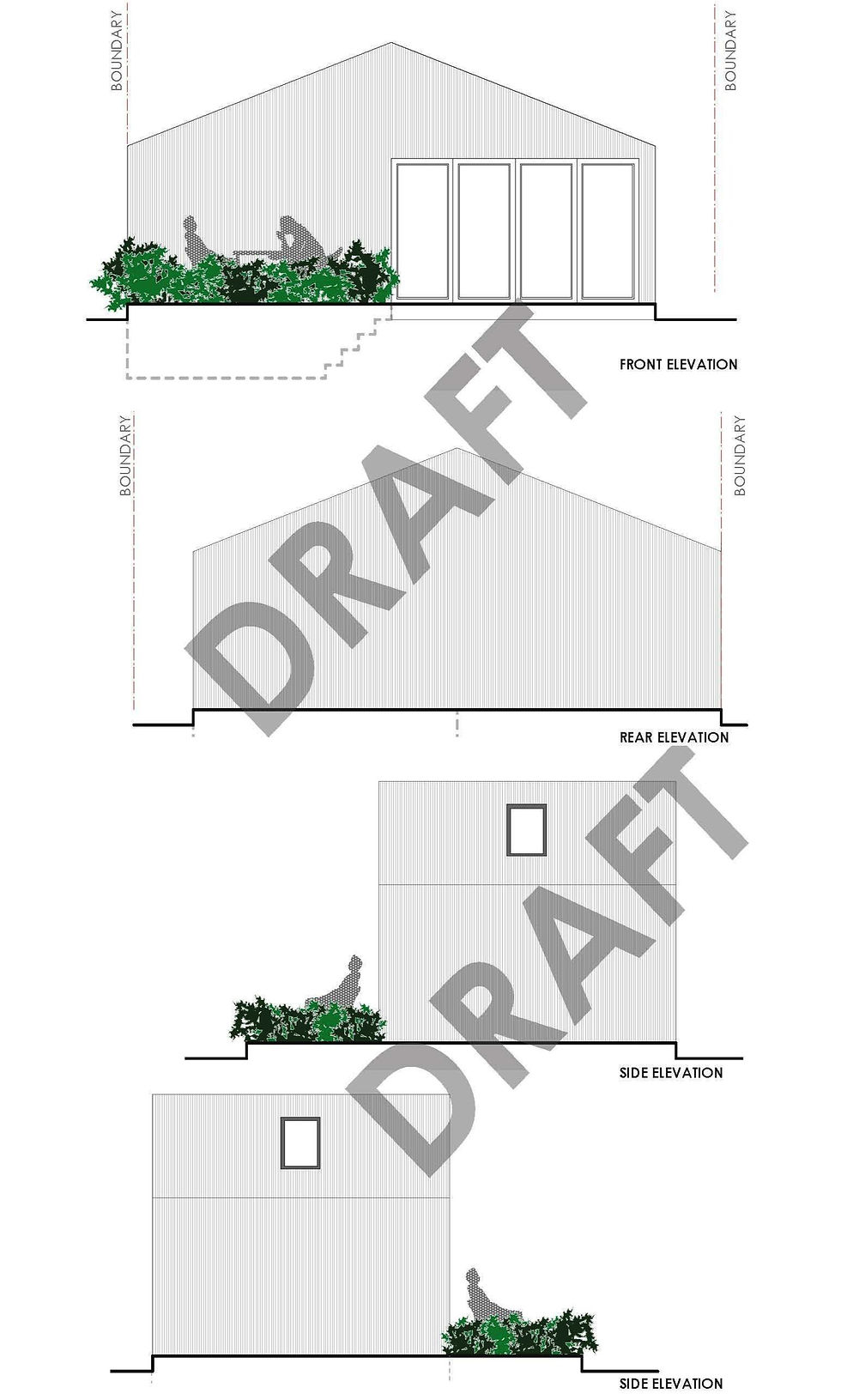 PROPOSED OUTBUILDING ELEVATIONS