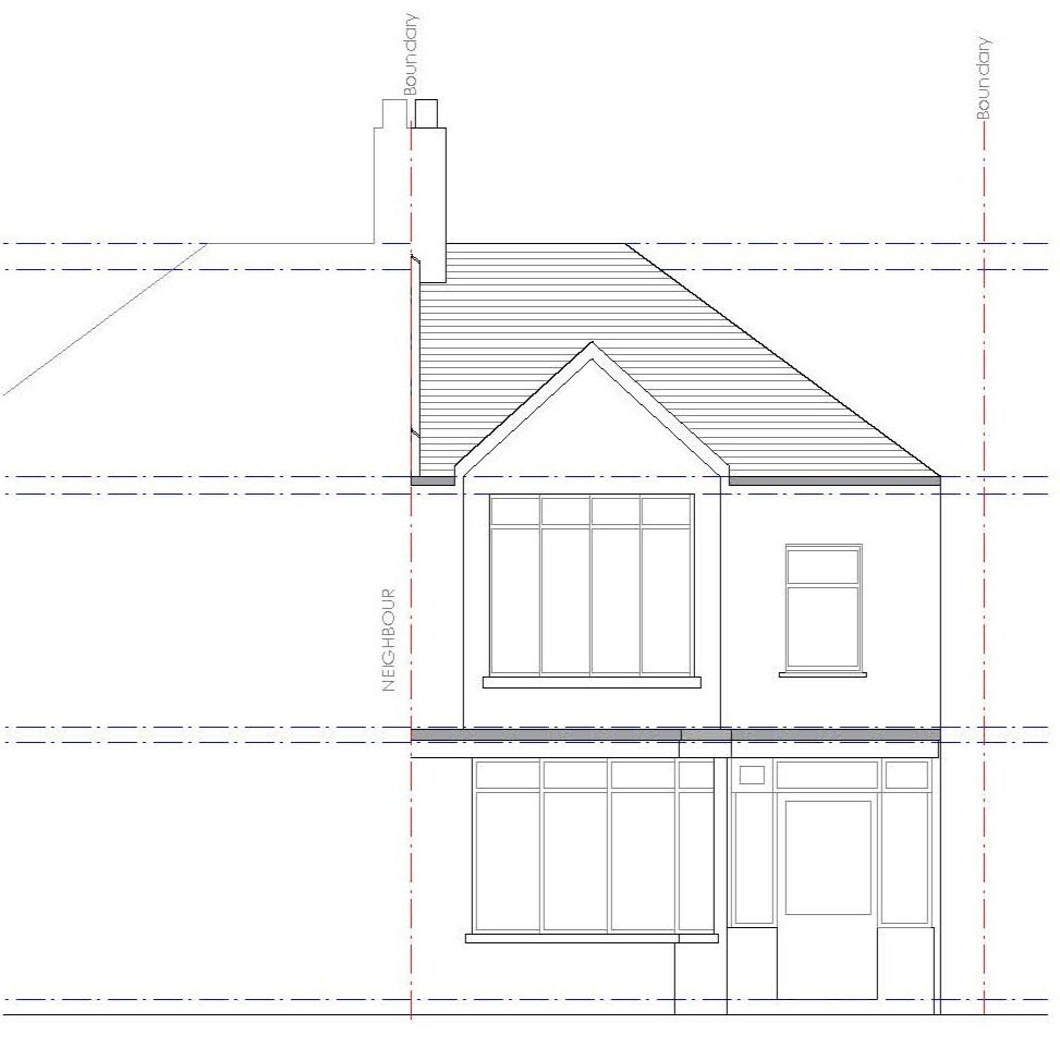EXISTING FRONT ELEVATION