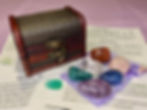 Thumbnail: Children’s Crystal & Chest Set, Wellbeing Crystals for Children, Healing,