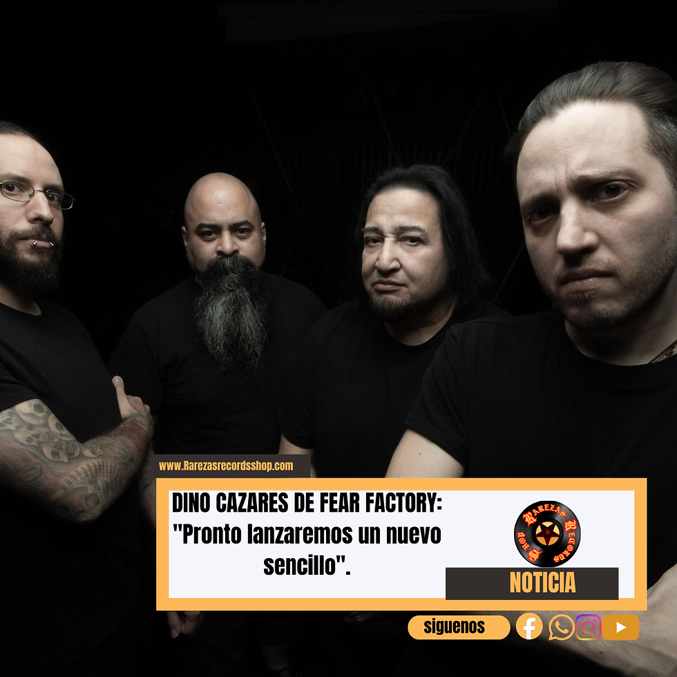 DINO CAZARES DE FEAR FACTORY: "Pronto lanzaremos un nuevo sencillo".