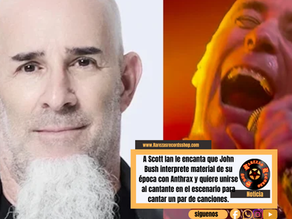 A Scott Ian le encanta que John Bush interprete material de su época con Anthrax y quiere unirse al cantante en el escenario para cantar un par de canciones.