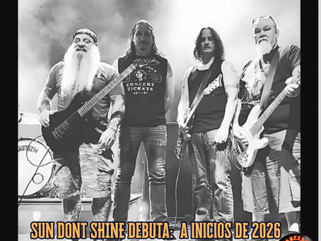 SUN DONT SHINE DEBUTA A INCIOS DEL 2026 CON MIEMBROS DE TYPE OF NEGATIVE Y CROWBAR.