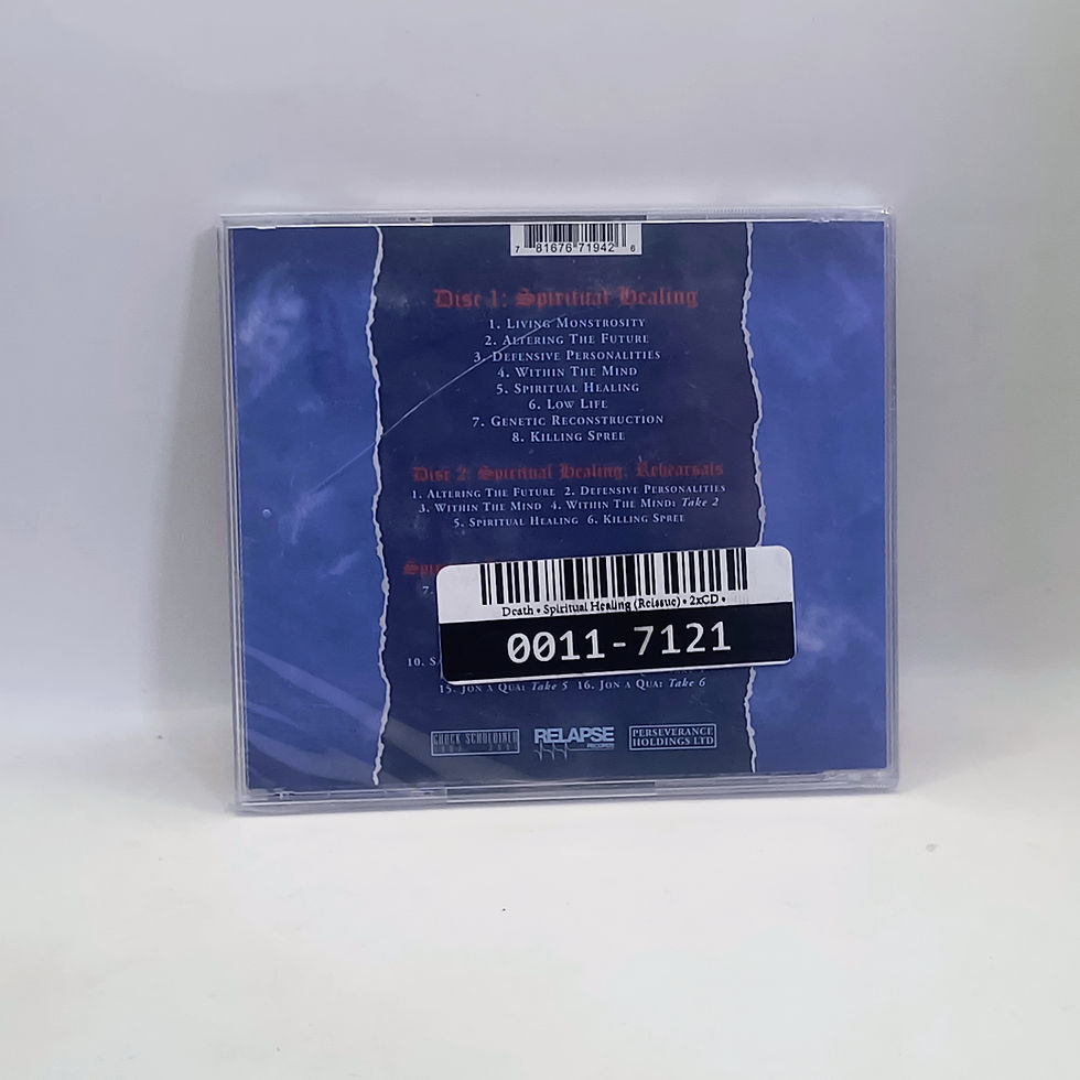 Miniatura: Death - Spiritual Healing (Cds)