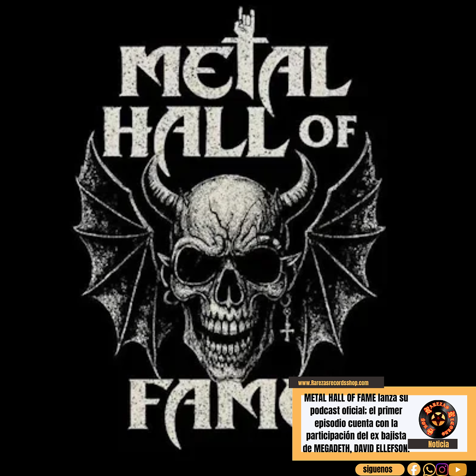 METAL HALL OF FAME lanza su podcast oficial; el primer episodio cuenta con la participación del ex bajista de MEGADETH, DAVID ELLEFSON.