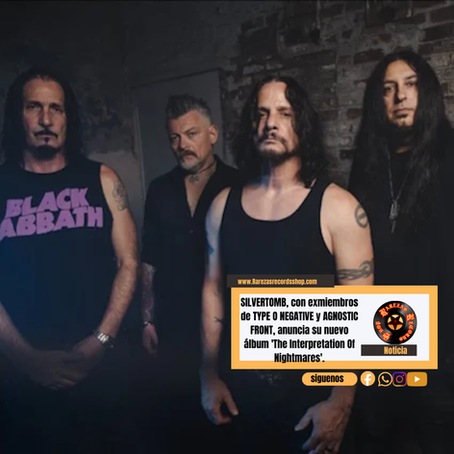 SILVERTOMB, con exmiembros de TYPE O NEGATIVE y AGNOSTIC FRONT, anuncia su nuevo álbum 'The Interpretation Of Nightmares'.