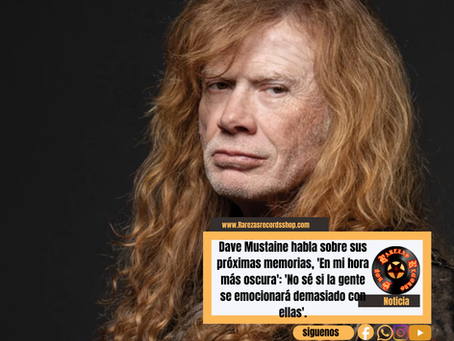 Dave Mustaine habla sobre sus próximas memorias, 'En mi hora más oscura': 'No sé si la gente se emocionará demasiado con ellas'.