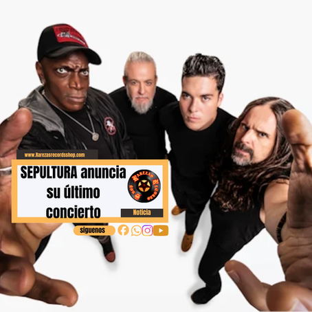 SEPULTURA anuncia su último concierto