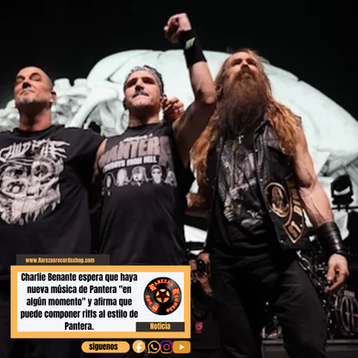 Charlie Benante espera que haya nueva música de Pantera "en algún momento" y afirma que puede componer riffs al estilo de Pantera.