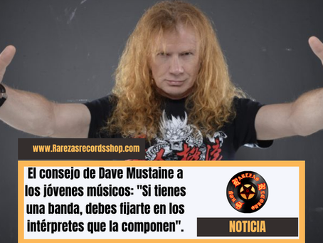 El consejo de Dave Mustaine a los jóvenes músicos: "Si tienes una banda, debes fijarte en los intérpretes que la componen"