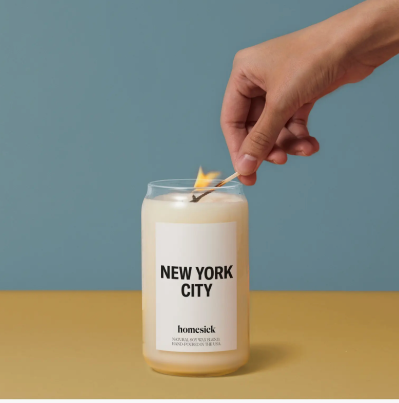 Homesick New York City Candle Blue Star Units