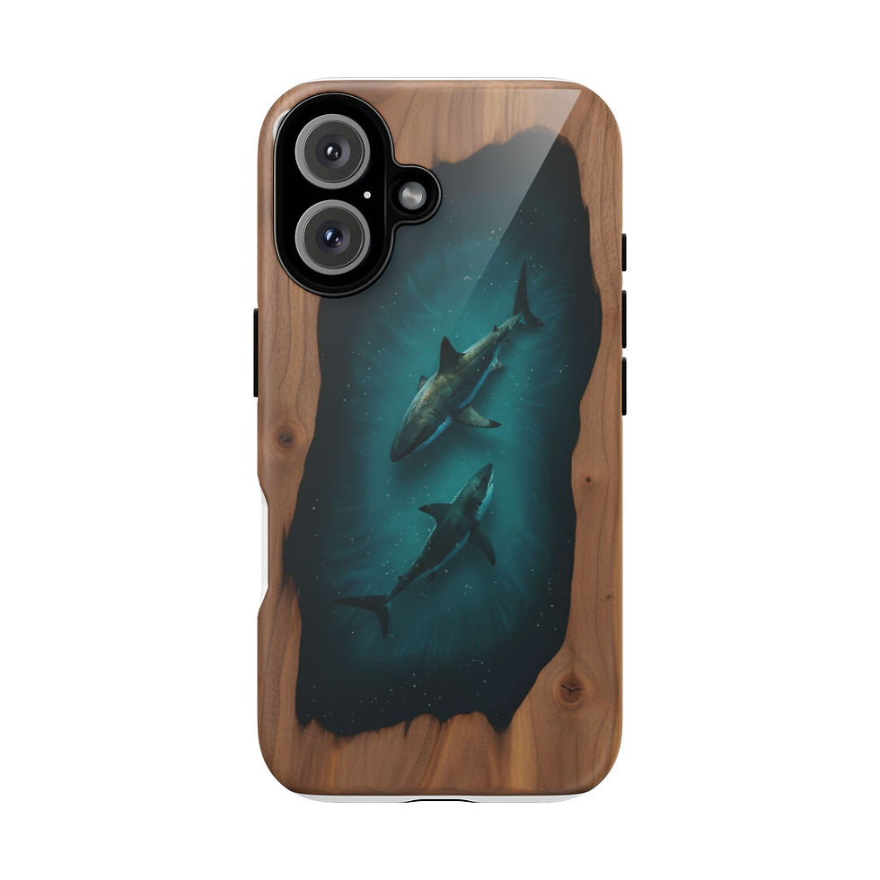 Thumbnail: Shark Ocean Phone Case — Tough Cases