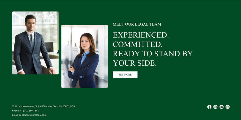 Lawyer WIX Website Template