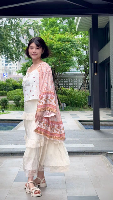 縮圖：泰國民族·輕外套（橘蜜粉）