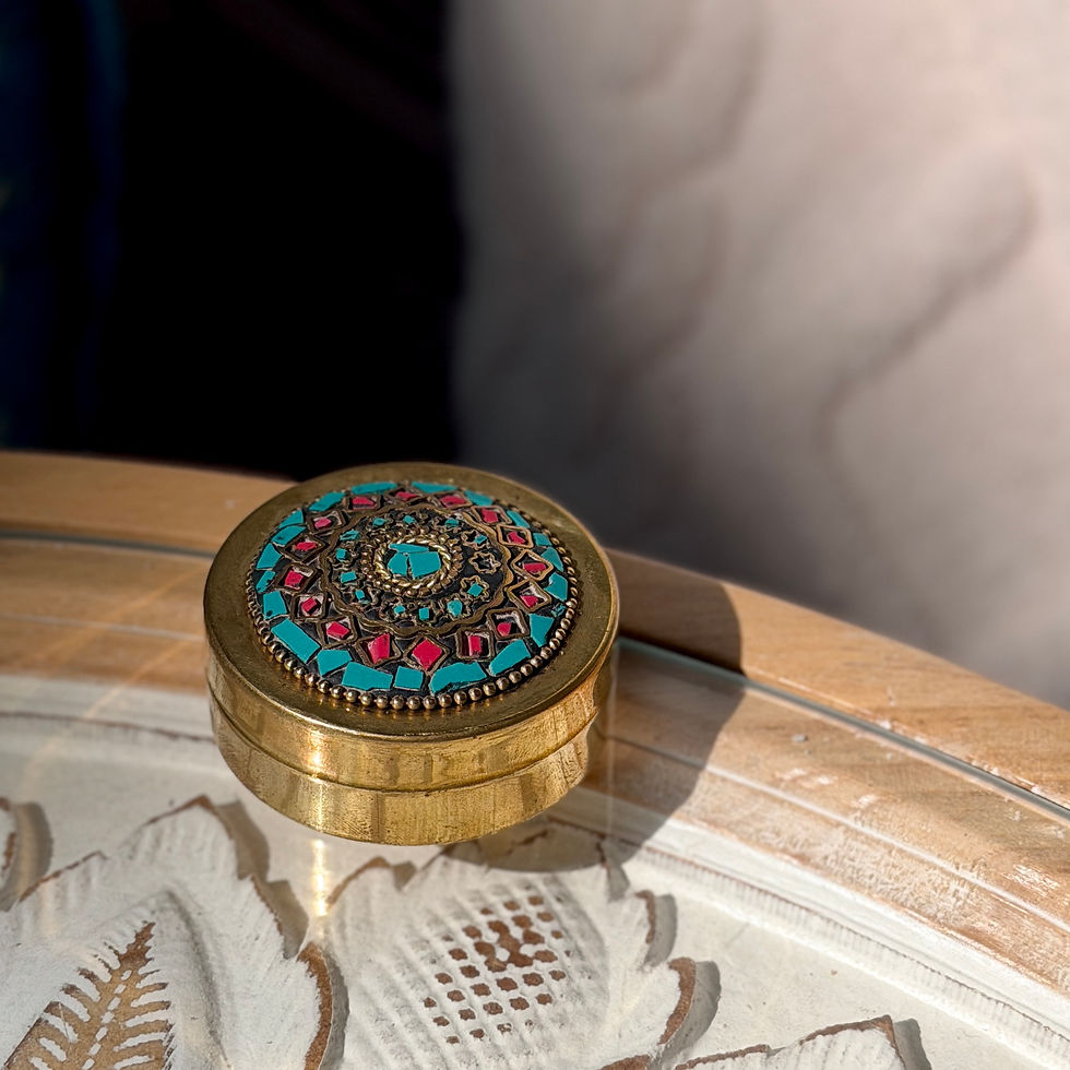 縮圖：印度｜黃銅小盒（L）