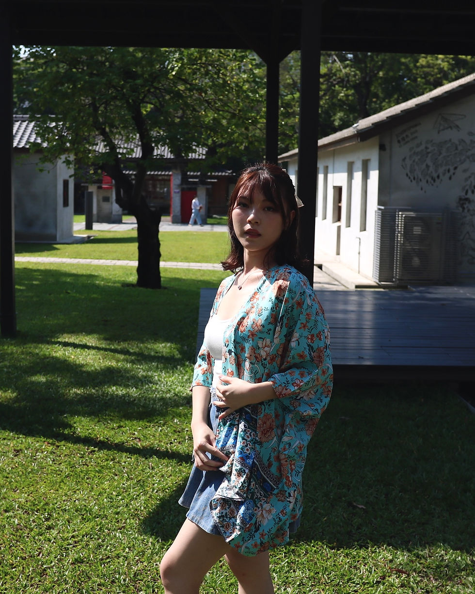 縮圖：泰國民族｜輕外套· 湖水綠橘