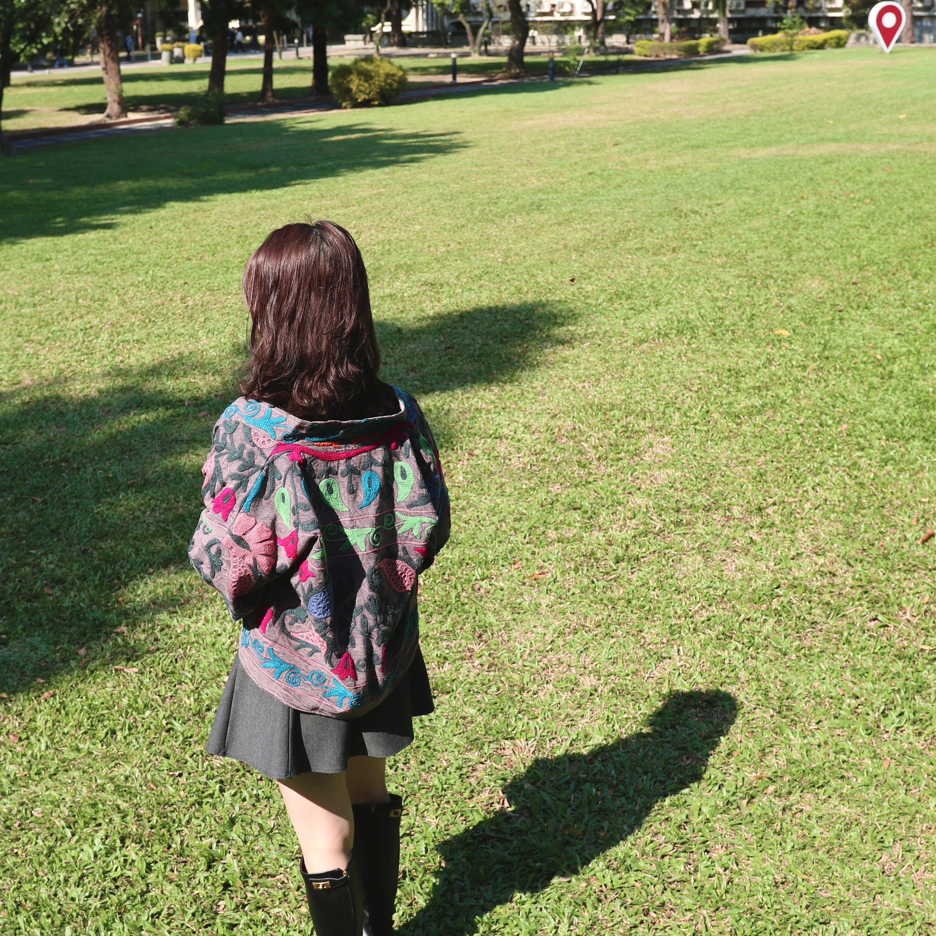 🇮🇳印度|手工刺繡外套· 紫藤