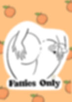 Thumbnail: Fatties Only Stickers