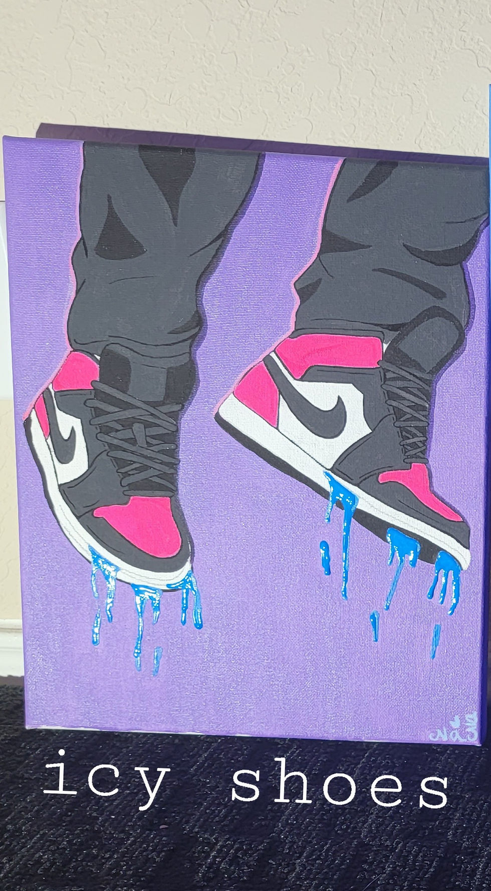 Thumbnail: Dripping In Nike Canvas Print
