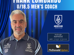 U18.5 Men's Coaching Announcement