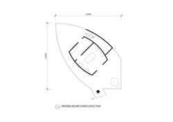 second floor's layout plan