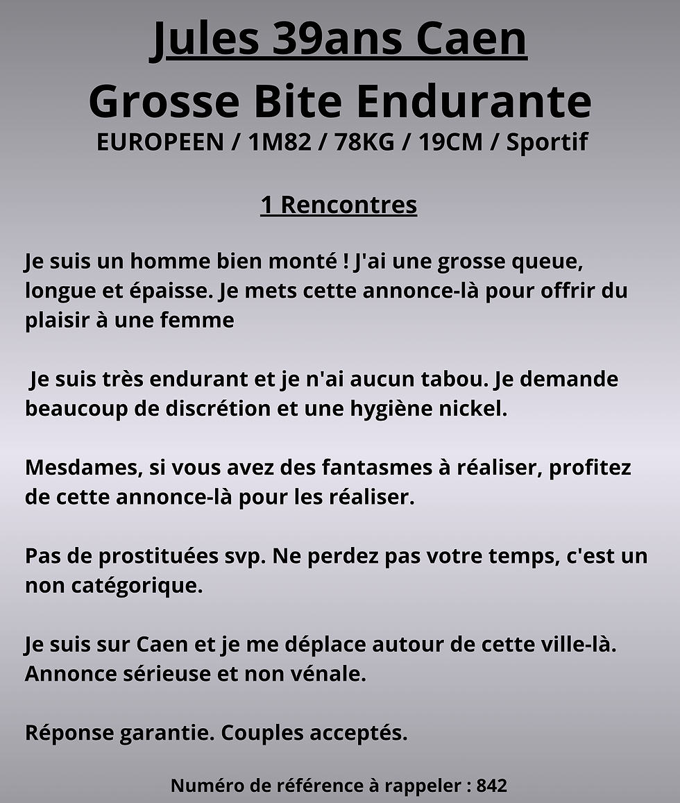 Plans Cul Caen